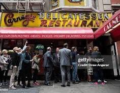 JohnnySportsMan's tweet photo. We’re back!!!! The delicious Carnegie Deli! My favorite is pastrami on rye with deli mustard https://t.co/R5iTDwqGIG