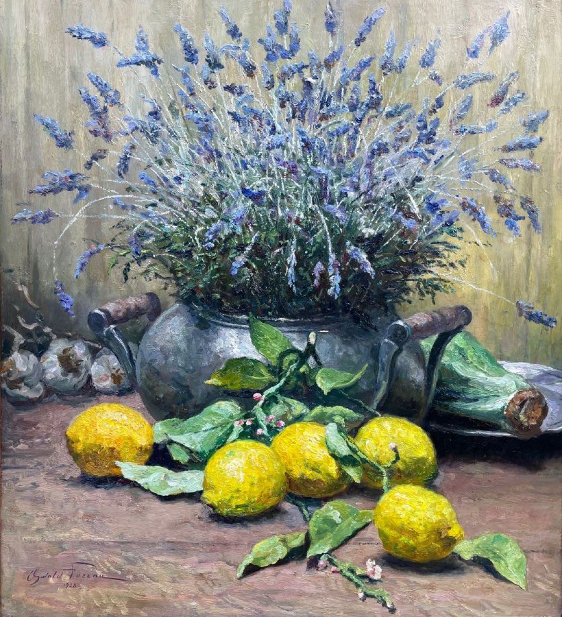 dianadep1's tweet photo. Osvald Poreau🎨 Lavender and citrons. https://t.co/I2PM00zdSu