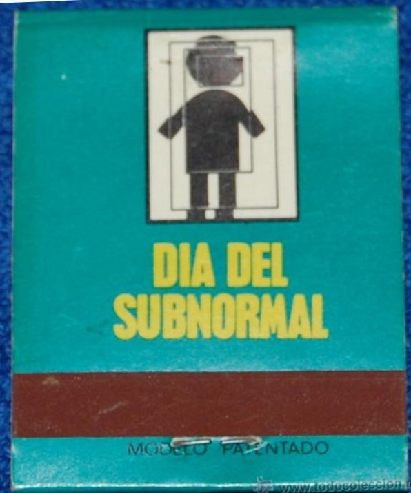 candray1988's tweet photo. @JlKUK0S Se hacían cajas de cerillas, conmemorando el día del subnormal. https://t.co/7jYBn5tB6i