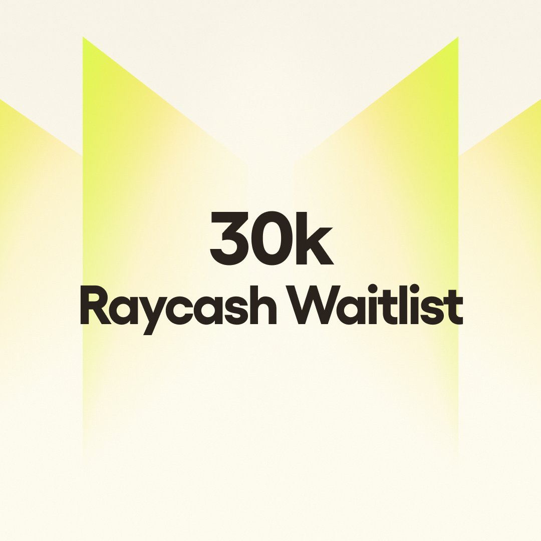 raycashxyz's tweet photo. 30,000 people are now on the Raycash waitlist.

Privacy is getting crowded.

Catch your spot, join the waitlist, and start stacking RayPoints while you’re early.

Link below https://t.co/45Vs9PasgB