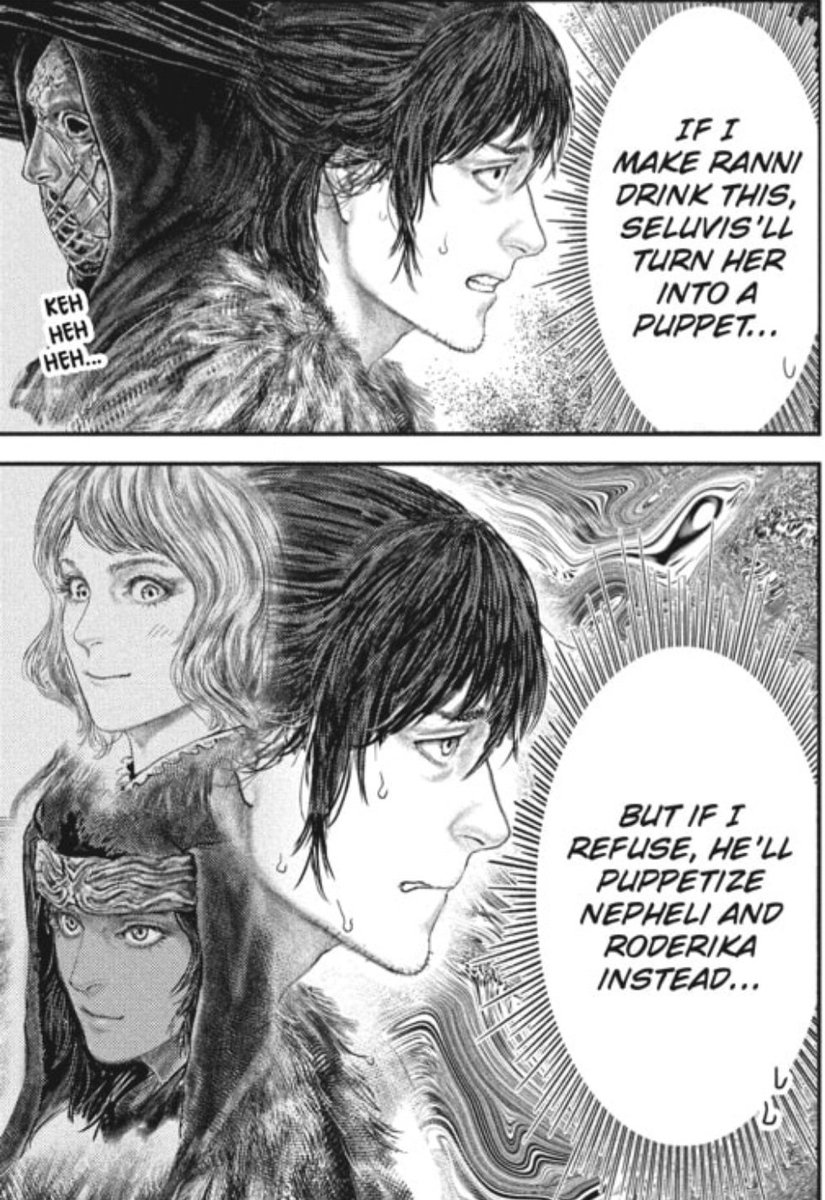 Renots_Ls's tweet photo. I almost cried reading this for the first time, his face here makes me so sad💔 he just wants to save all his friends https://t.co/p9qfhHqBdK