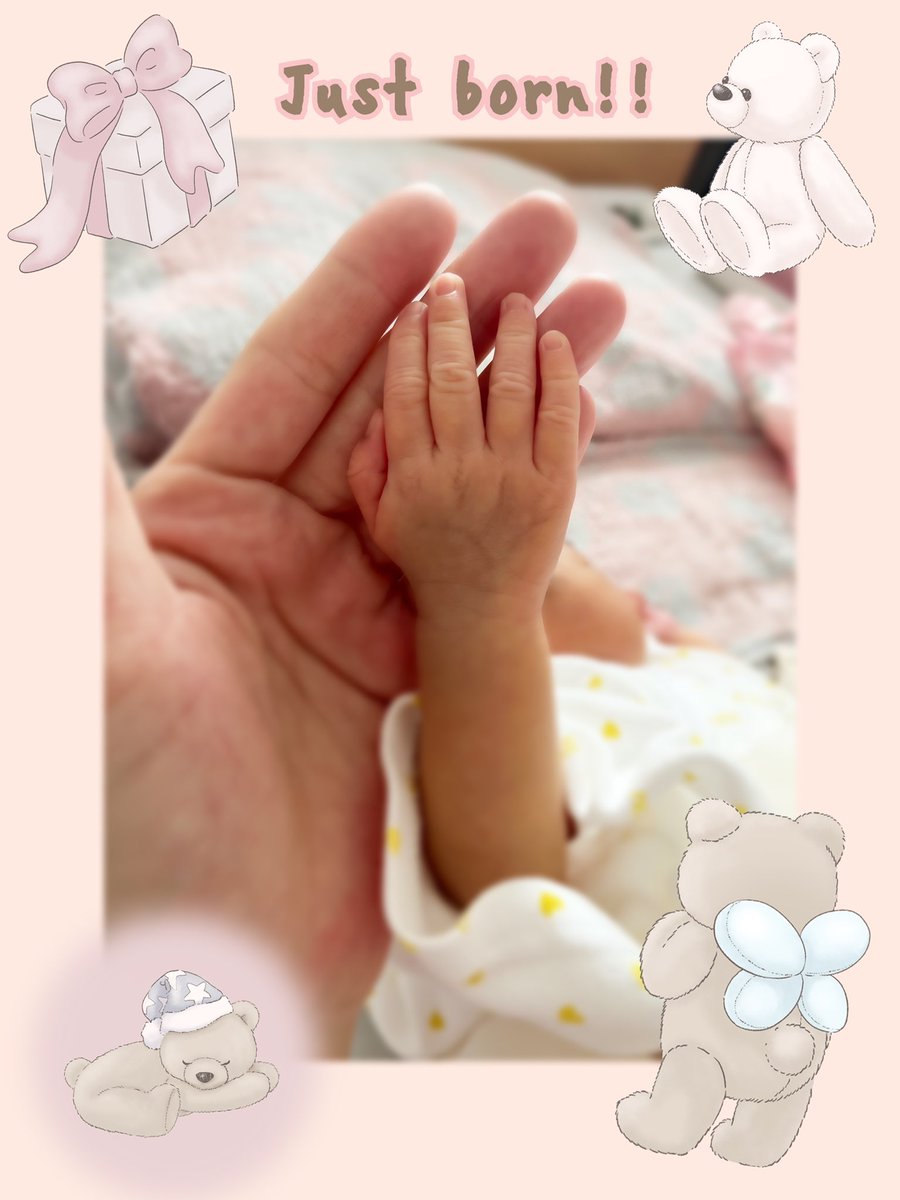 errrika2019's tweet photo. 9/10(木)に第４子となる女の子が産まれました♡
陣痛から４時間ほどの安産で、とても元気な産声を上げた瞬間、すべての苦しみが解かれました🥹💓
予定日通りに産まれてくれたので、幸央くんも無事に立会えて、最高に幸せなお産でした🍀

これからこの子が健康に恵まれ、沢山の幸せが訪れますように✨ https://t.co/8n7TYnVqyg