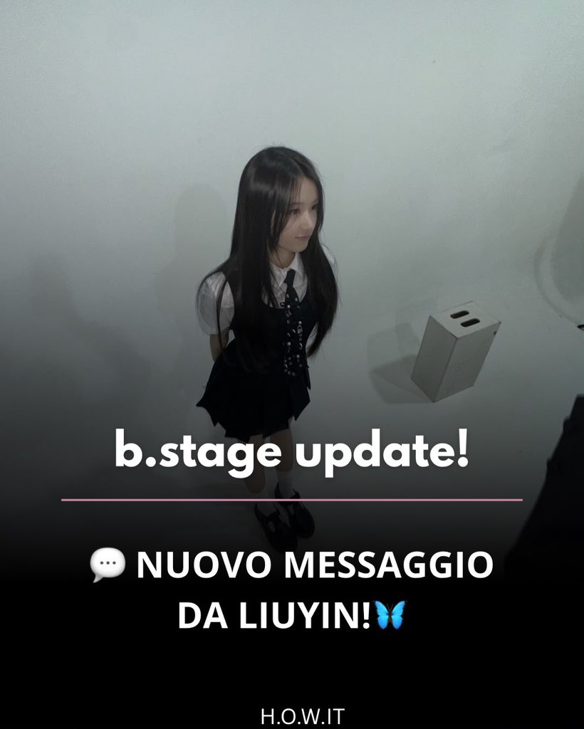 HOWItalia's tweet photo. 💬| #LIUYIN via b.stage!🦋

🇮🇹
Sono la tirocinante Liuyin dai capelli neri!! ahahah Ci vediamo dopo, Hearty🤍

🇬🇧
I’m the black-haired trainee Liuyin!! hahaha See you later, Hearty🤍

#HEART_OF_WOMAN #HEART_BYTE #BLUEBROWNRECORDS #kpopfanpage https://t.co/EgTiL5GqHW