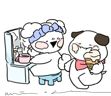 gonnohjoye's tweet photo. 🐶🍦🪞✨ https://t.co/c1Pyxhmz6N