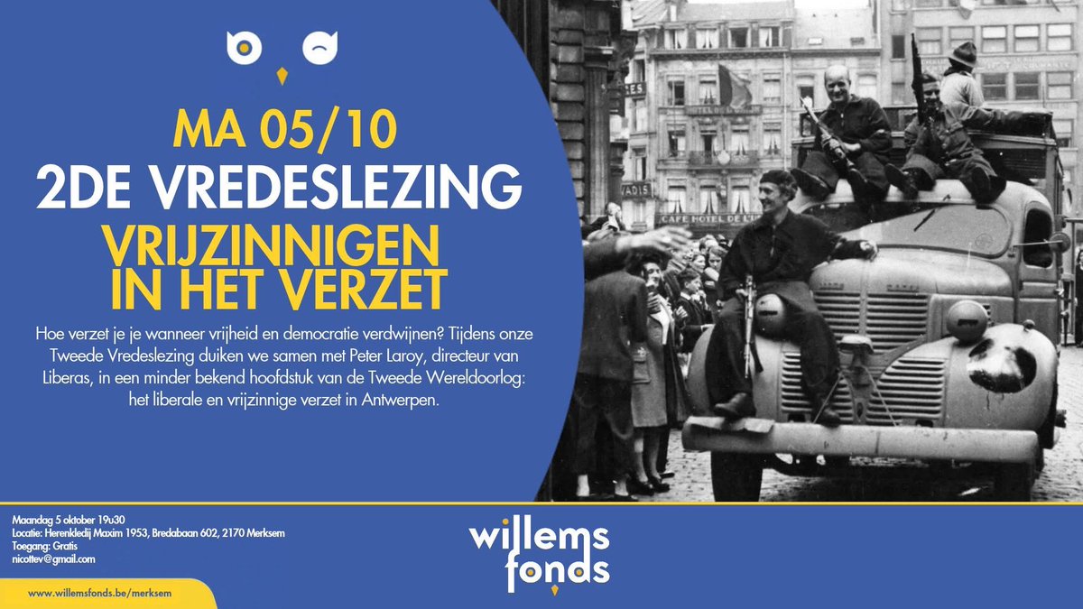 maxim1953's tweet photo. Welkom op de lezing georganiseerd door het Willemsfonds in onze winkel. https://t.co/gkJUyKSfa3