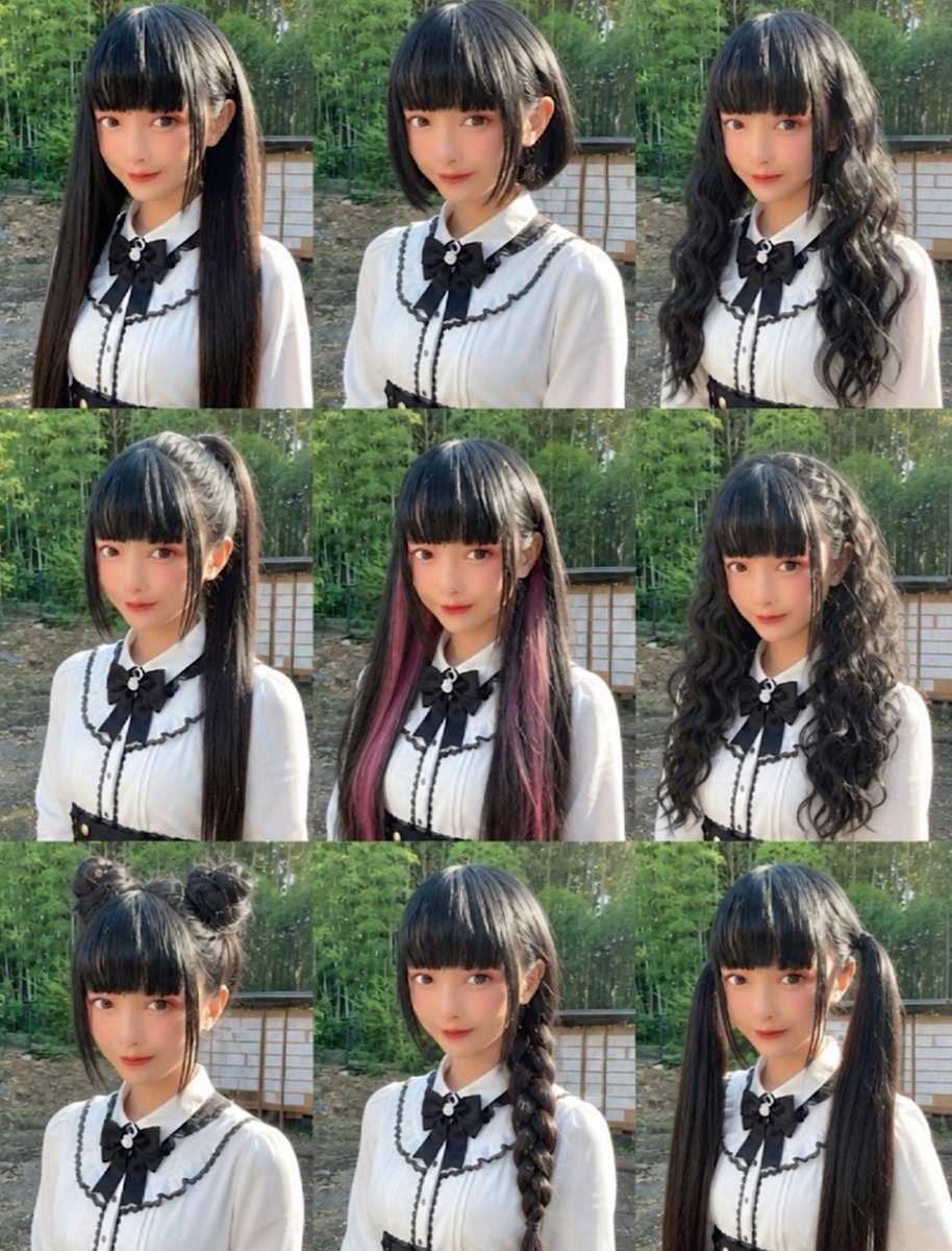 tumtum7733's tweet photo. どの髪型が似合うかにゃ？ https://t.co/JypwsPsqob