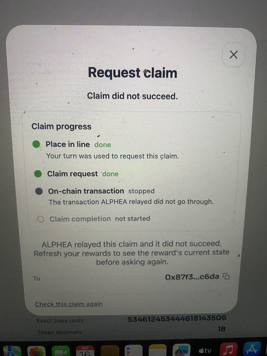 blockrex1's tweet photo. @alpheanetwork Please sort this out; I don’t want my mining efforts to go to waste. https://t.co/35zQkxA0dL