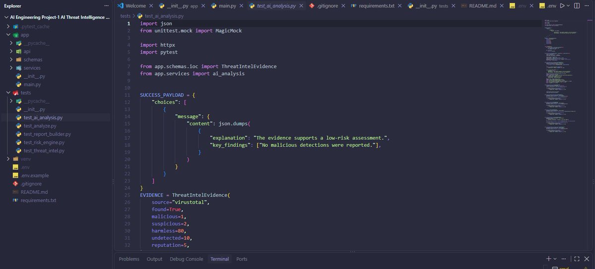 RisingGryffin's tweet photo. I am doing a backend project using Github Copilot(vibe coding) in VS Code to learn backend engineering with AI tools.
Stack used: FastAPI+uvicorn,Git cli,VS Code.
I believe that learning how to use AI tools along with full stack is crucial now.
Cybersec+AI-Backend is my goal now. https://t.co/MX9zpv47cI
