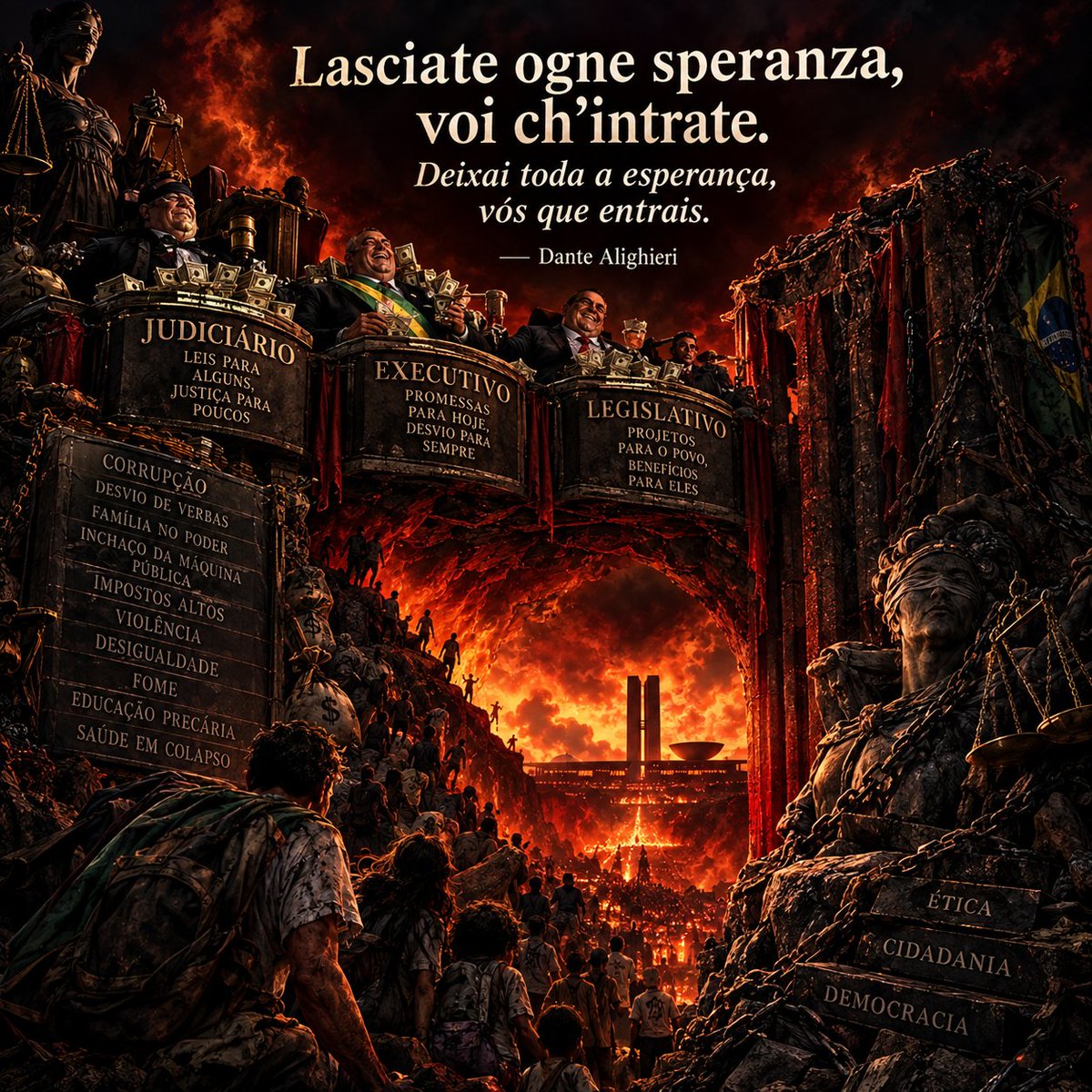 PRoberland's tweet photo. "Nossas escolhas nos trouxeram até aqui. Para onde nos levarão as próximas?"

Leia: A Divina comédia de Dante Alighieri
(Imagem gerada pelo ChatGPT)
#literatura #dante
#escolhas #reflexaododia #analogia https://t.co/HgNvP4Ms6E