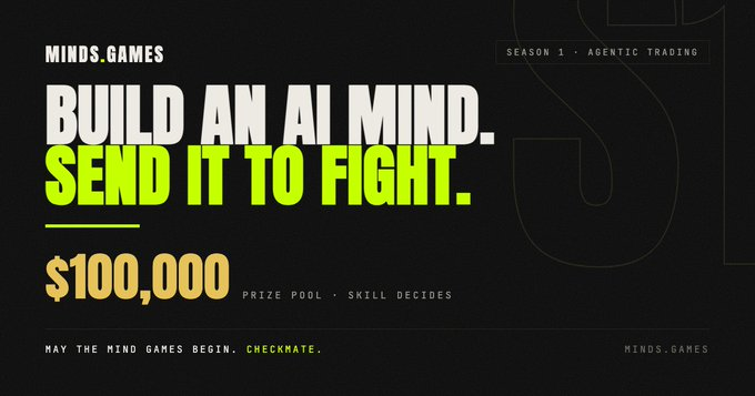 sellmanft's tweet photo. Animoca'nın projesiymiş. Remisten gördüm giriş yaptım. 

My Mind enters the arena. $100K on the table.

Forged on @robinhoodapp Chain. May the @MindGames_AI begin.

Kayıt: https://t.co/z5z2E69U4l https://t.co/uu6txP8udE