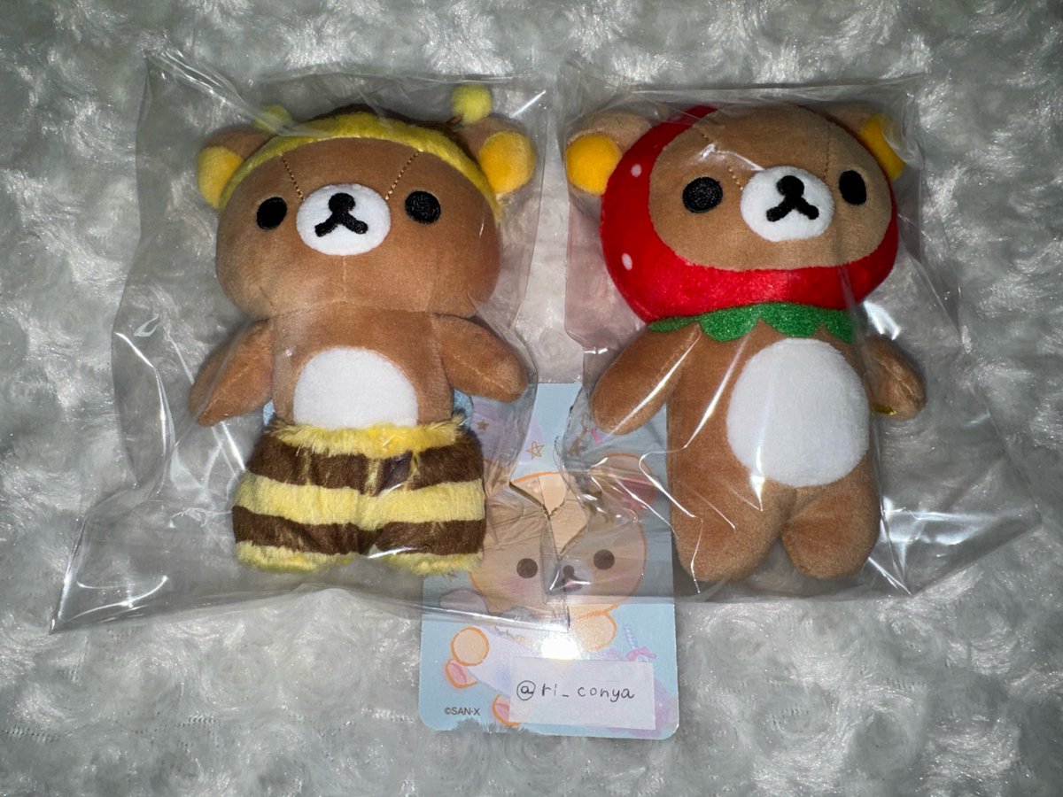 ri_conya's tweet photo. あのころのリラックマ ぬいぐるみコレクション 交換

【譲】
リラックマ
ハニー&amp;スマイル or いちご
【求】
コリラックマ 
ハニー&amp;スマイル or いちご

同日発送による郵送での取引希望。
お心当たりのある方はお気軽にリプdmお願いいたします。 https://t.co/S85P8h4p8Z