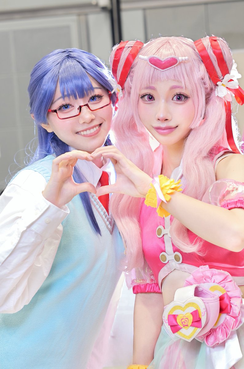 moyu_419's tweet photo. Cosplay /HUGっと!プリキュア

さあやと!!🫶🏻︎💙🩷

 #レイフレ36 
💙@hotate_hkd 
📸@bbb312191 https://t.co/81N9uR7rMe
