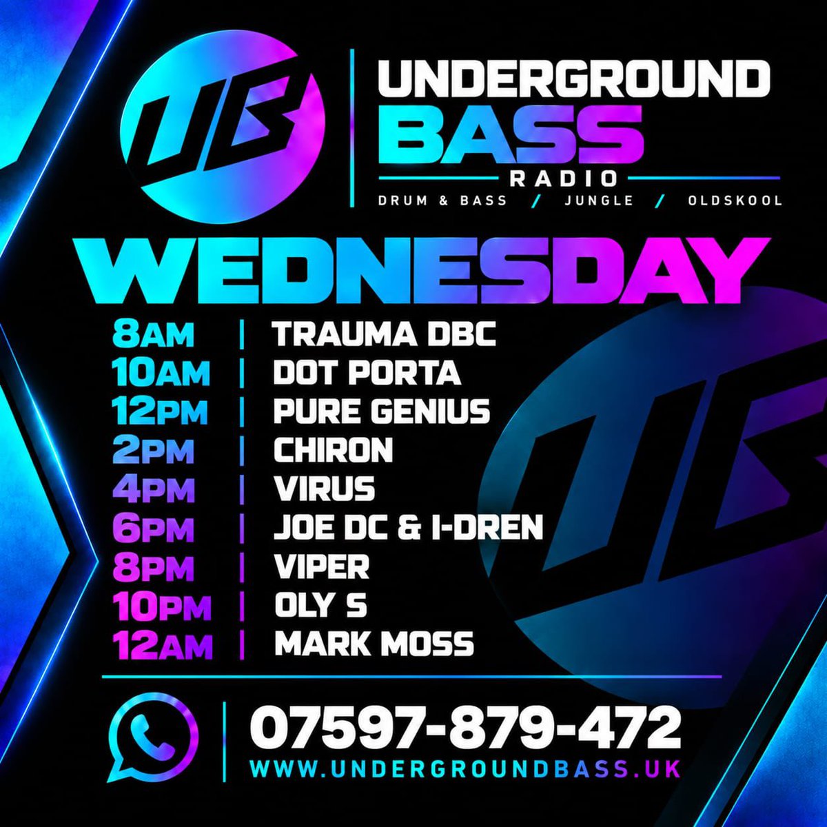 FmUnderground's tweet photo. 🔥 Wednesdays selectors 🔥

https://t.co/pNUteItyXj
Stream - Chatroom - Merchandise 

📲 Studio Line 07597 879472 https://t.co/wfUuKFPSQb