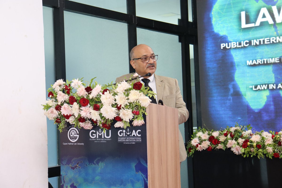 nmfindia's tweet photo. Professional Session Two — Maritime Boundaries, Baselines, and Sovereignty Claims

How far can a coastal state's jurisdiction stretch, and on what evidentiary basis? Professional Session Two of #LAWSEA2026 turned to the foundational questions of maritime boundary-making.

Moderated by Dr Abhay Singh, Director (I/C) and Assistant Professor, School of Maritime Law, Policy and Administration, Gujarat Maritime University, the session opened with Ms Fretti G Ganchoon (online), Senior State Counsel, Department of Justice, Republic of the Philippines, on "Expanding Coastal State Jurisdiction: The Contiguous Zone in Contemporary Maritime Security." Rear Admiral Peush Pawsey, Chief Hydrographer (Officiating), National Hydrographic Office, followed with "Evidence at Sea: Hydrography, Climate Change and Scientific Data in Maritime Claims," before Dr Nguyen Ba Cuong, Director, Scientific Research Institute of Sea and Islands, Hanoi, closed the panel with "Straight Baselines, Archipelagic Claims and Strategic Cartography."

#LAWSEA2026 #MaritimeBoundaries #UNCLOS #MaritimeLaw #NationalMaritimeFoundation
