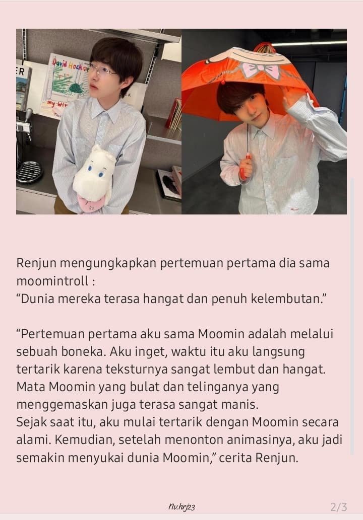 Nvhrj23's tweet photo. MOOMIN X RENJUN INTERVIEW 🤍💛

MOOMIN X RENJUN COLAB IS OUT NOW! 
#BraverTogether_RENJUN_Moomin
#RENJUN_Moomin_Special_MV
#RENJUN #런쥔 #黄仁俊 #ロンジュン #เหรินจวิ้น https://t.co/YRXNQUqzr1