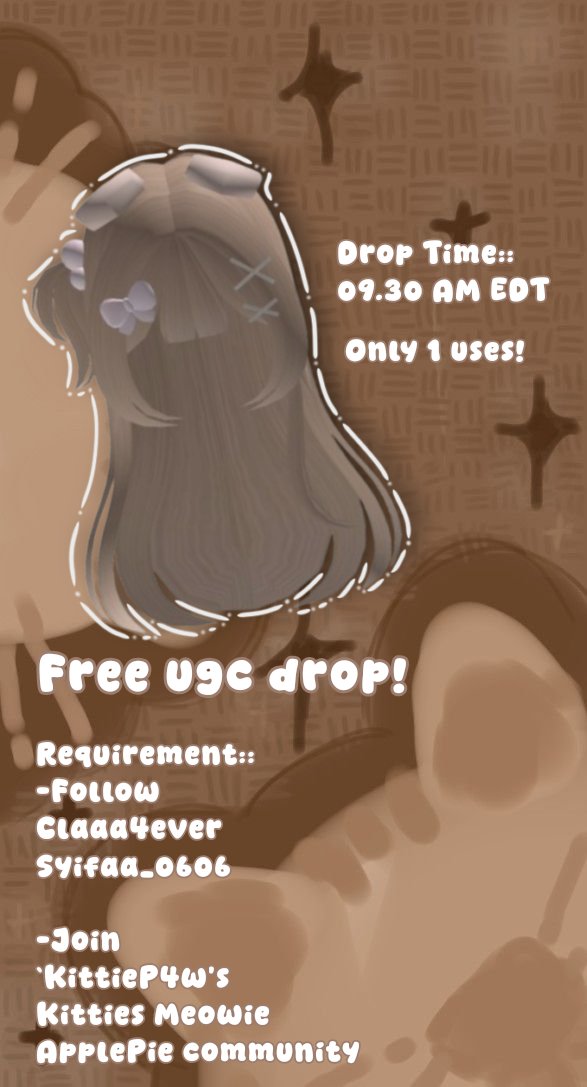 ch1ewaa's tweet photo. 𝙁𝙍𝙀𝙀 𝙐𝙂𝘾 𝘿𝙍𝙊𝙋!♡
-
-
Time::
09.30 AM EDT! TODAY! 
-
-
Drop in::
https://t.co/8idA2XtPPc
-
-
Requirement::
-Follow
https://t.co/mTAoL3lNjr

https://t.co/gupxqdMe00

-Join::
https://t.co/CA85xmaqwx

https://t.co/BoOHYrLj1k

https://t.co/Eg8IYOxTb9

Goodluck! #freeugc https://t.co/PnjR0YSZZL