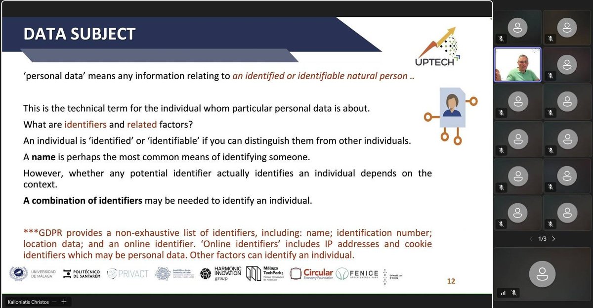 privactpc's tweet photo. π For startups, data protection isnβt just about compliance - itβs about building trust
from day one.
On Monday 14 September, PRIVACT contributed to the UPTECH WP5 - Mentoring Session
#PRIVACT #UPTECH #GDPR #DataProtection https://t.co/hKJDvyi42h