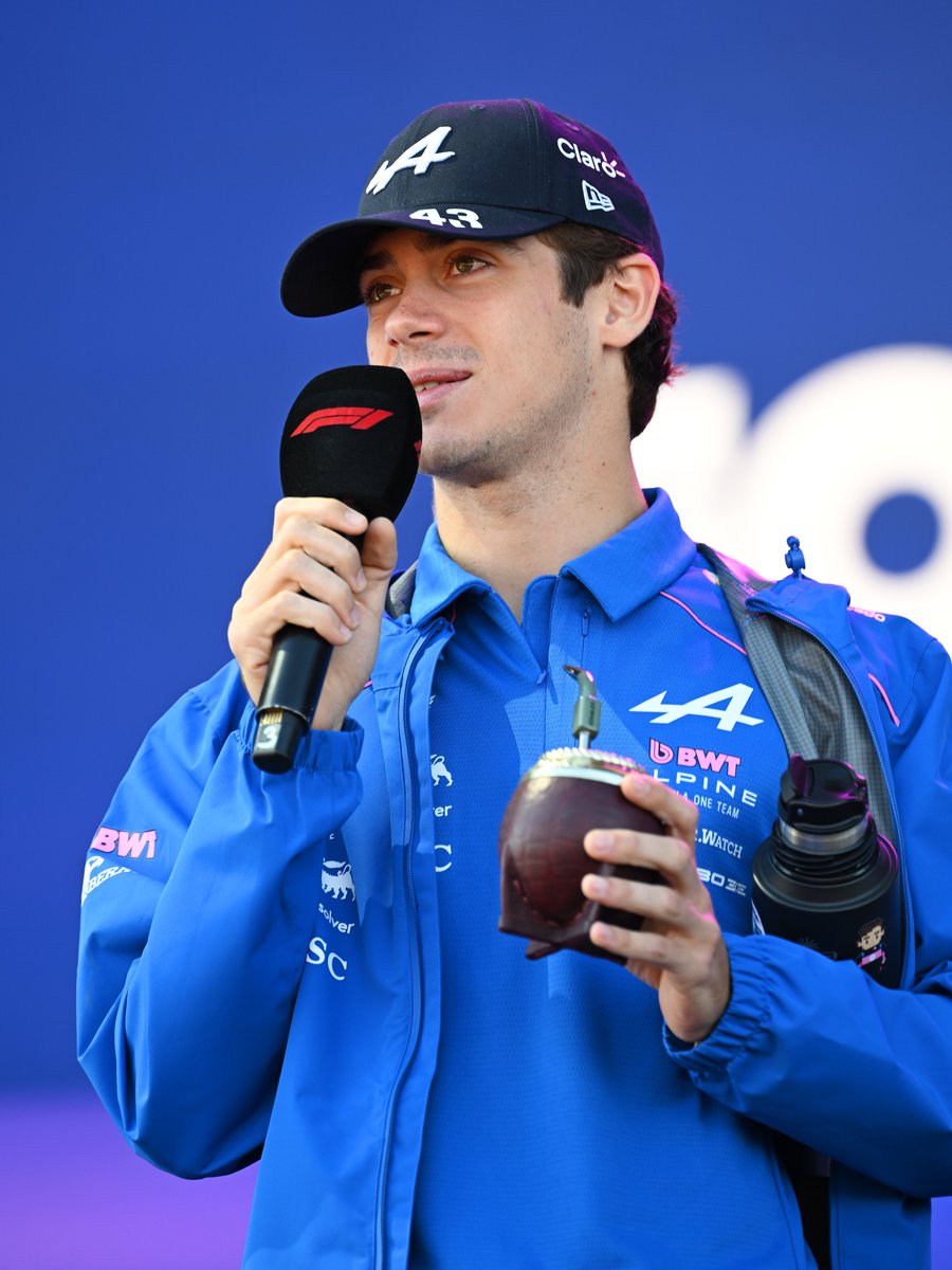 AlpineF1Team's tweet photo. Everywhere he goes, the mate cup is there 🧉 https://t.co/XSs6Zzn4uV