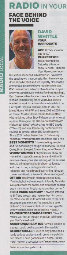 makeadelivery's tweet photo. The Face Behind the Voice in next week's @RadioTimes is @davidfwhittle of @your_harrogate. He's connected to Deliciously Yorkshire too. Have a look at their delicious page: @local_food. https://t.co/ACBtlXkpiS