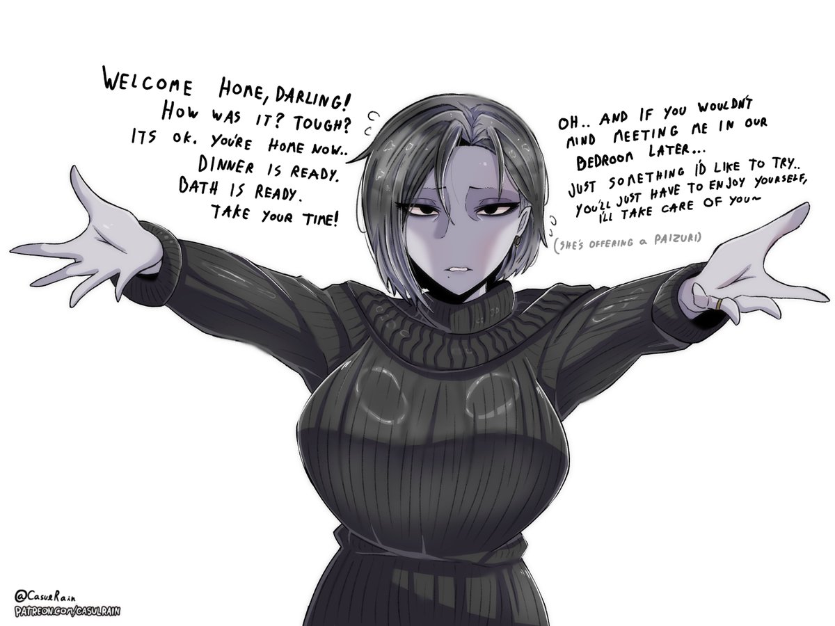 CasulRain's tweet photo. Shes slightly depressed and awkward...but wholesome. (Continuation in Pinned) https://t.co/upYE2FdocL
