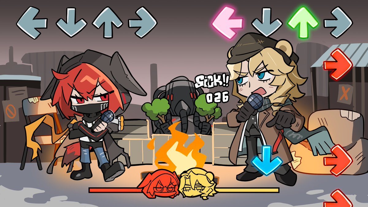 dopperu_ben2's tweet photo. 【PA-7】but FNF style https://t.co/wTYrZb8MqI