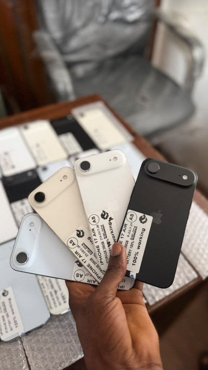 WeirdoBryan150's tweet photo. 17Air 256GB Simlock Available as seen 🤝👇
https://t.co/33kJzXo1RP https://t.co/xdCWUwx8CR