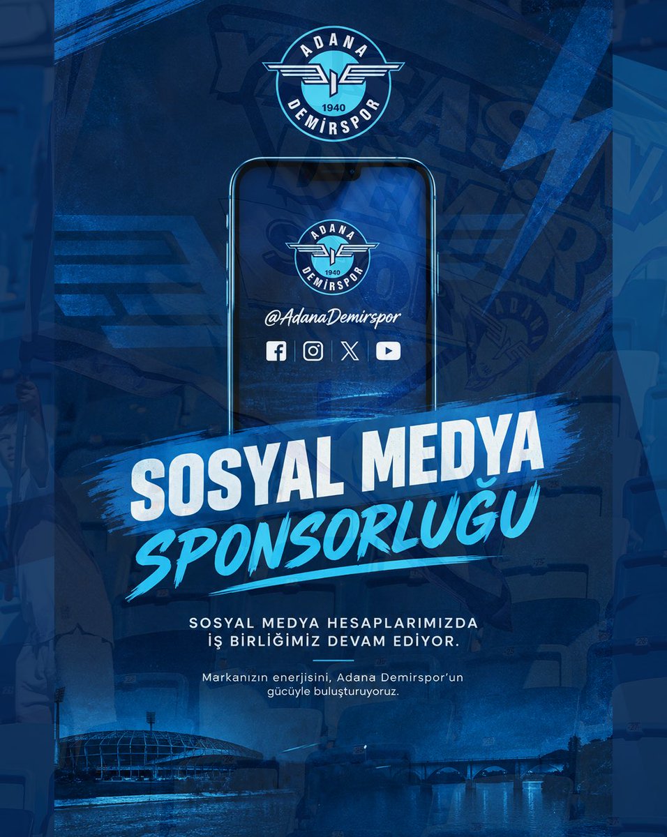 AdsKulubu's tweet photo. Adana Demirspor Kulübü’nün resmî sosyal medya hesaplarında yayımlanan içerik ve paylaşımlara yönelik sponsorluk ve iş birliği talepleri değerlendirilmektedir.

Başta ilk 11 paylaşımları olmak üzere, farklı dijital içerik alanlarında marka görünürlüğü ve sponsorluk fırsatları hakkında bilgi almak veya tekliflerinizi iletmek için aşağıdaki e-posta adresinden bizimle iletişime geçebilirsiniz:

📩 dijital@adanademirspor.org.tr