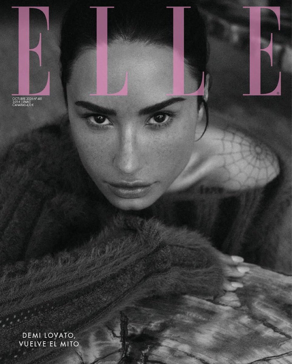 DemiFantasia's tweet photo. Demi Lovato es portada de la nueva edición de la revista Elle España https://t.co/G1jdyVCthH