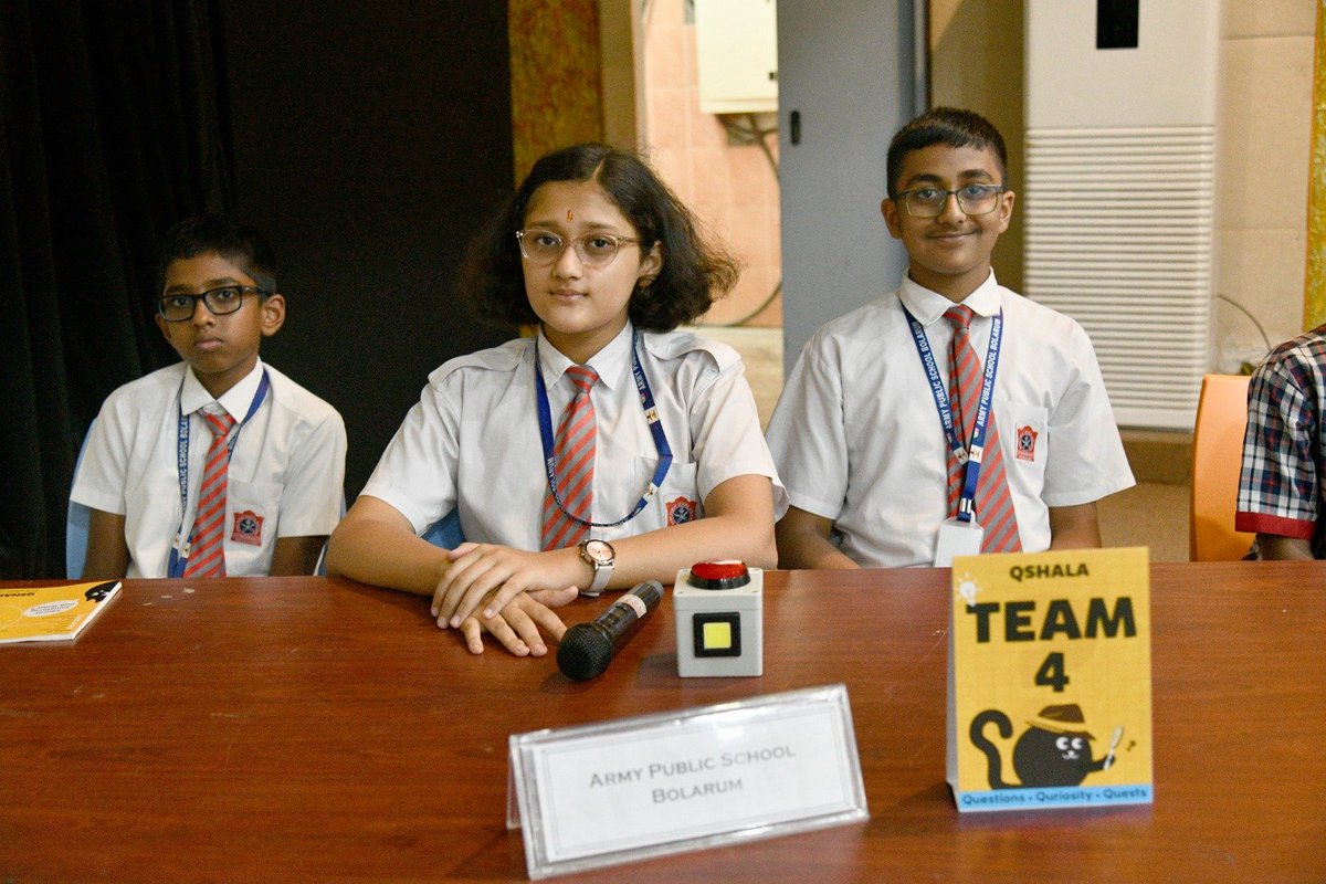 sjmhyd's tweet photo. Salar Jung Museum hosted an inter-school quiz on the History of Hyderabad under the aegis of the Ministry of Culture.
Focused on the Hyderabad Liberation Movement, the heritage event brought together over 150 students from nearly 25 schools to showcase their knowledge!
#SJM75 https://t.co/OS9fAheXYT