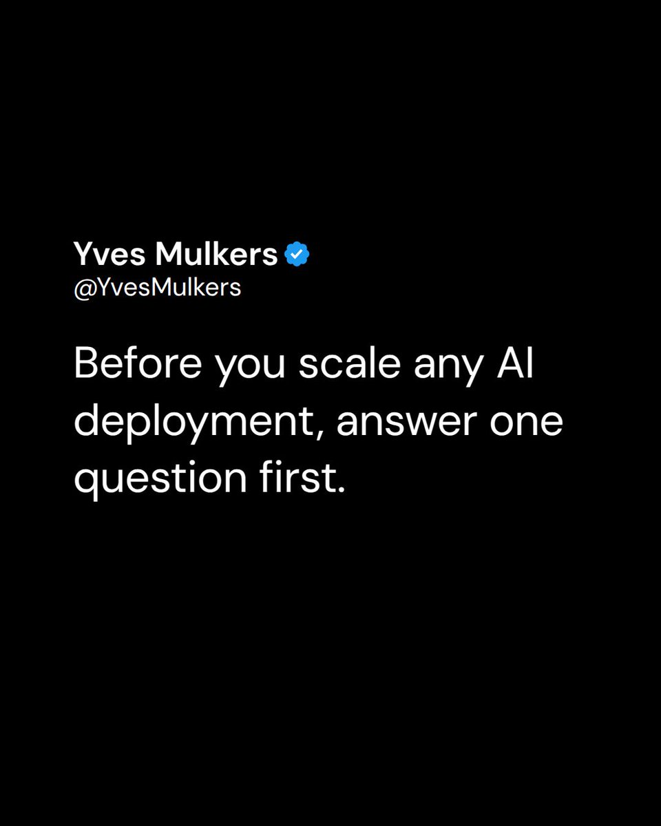 7wData's tweet photo. Meeting question for your next AI review: can you name the role it serves, the return it delivers, and who's legally liable if it misbehaves? If one's blank, you're not ready to scale. Comment 'liable' for the checklist. https://t.co/TkeVvSVasD