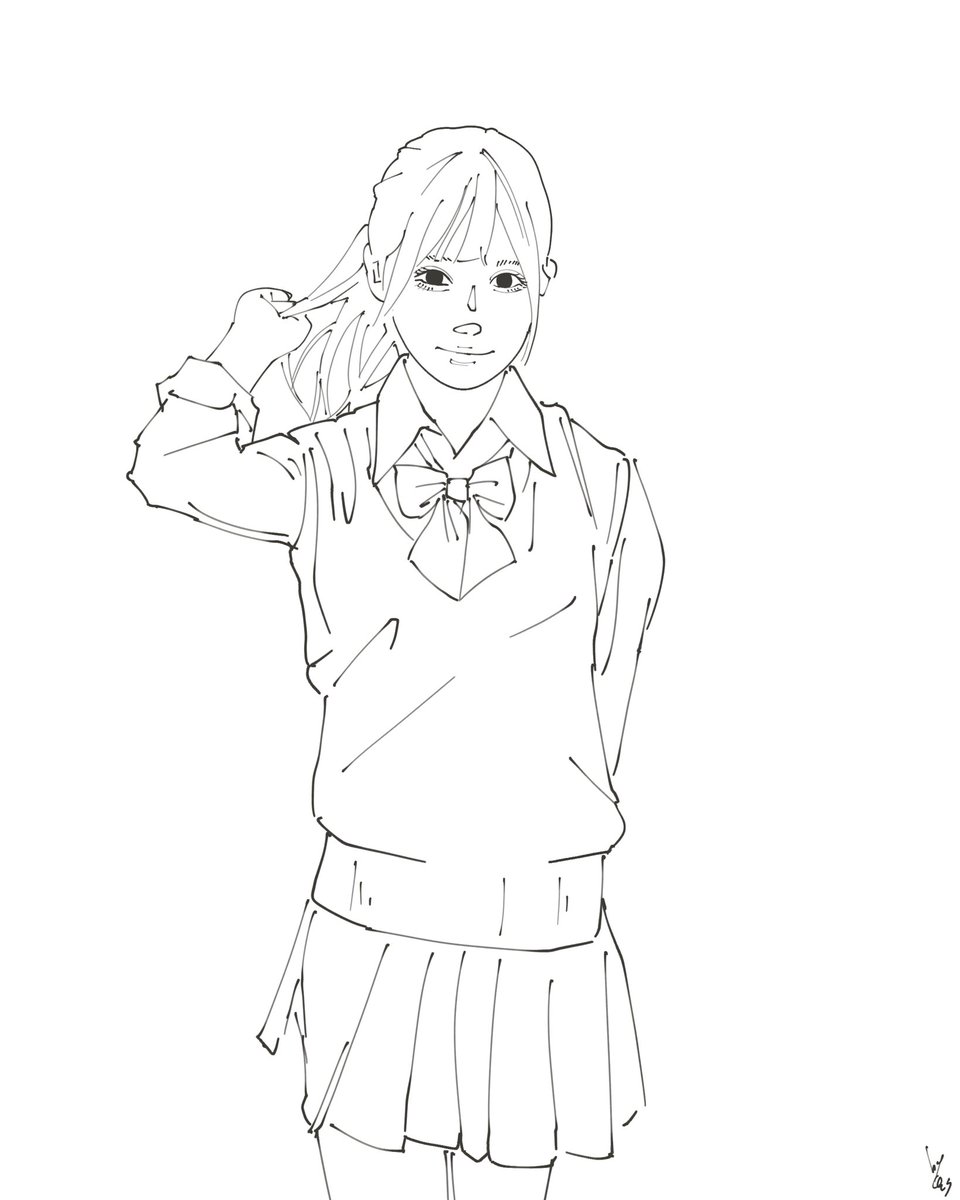 423illustration's tweet photo. 今日も放課後、デート中。

#イラスト
#絵描きさんと繋がりたい https://t.co/MLp0eCWVKD