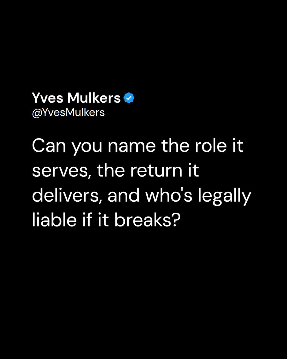 7wData's tweet photo. Meeting question for your next AI review: can you name the role it serves, the return it delivers, and who's legally liable if it misbehaves? If one's blank, you're not ready to scale. Comment 'liable' for the checklist. https://t.co/TkeVvSVasD