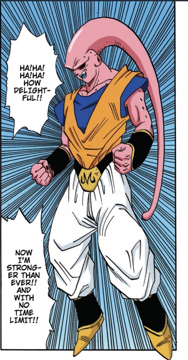BrifmanQuintero's tweet photo. @tooderbstbkwq @tahayusuf_ @Jamie4298164821 @SinnyBd For God's sake, your reading comprehension sucks; "formidable" doesn't mean being the strongest. Here, the connotation Dende attaches to Majin Buu applies to the character in general, not to a specific version of him. Besides, the manga makes it clear that Buuhan is the strongest https://t.co/c2v544Nzid