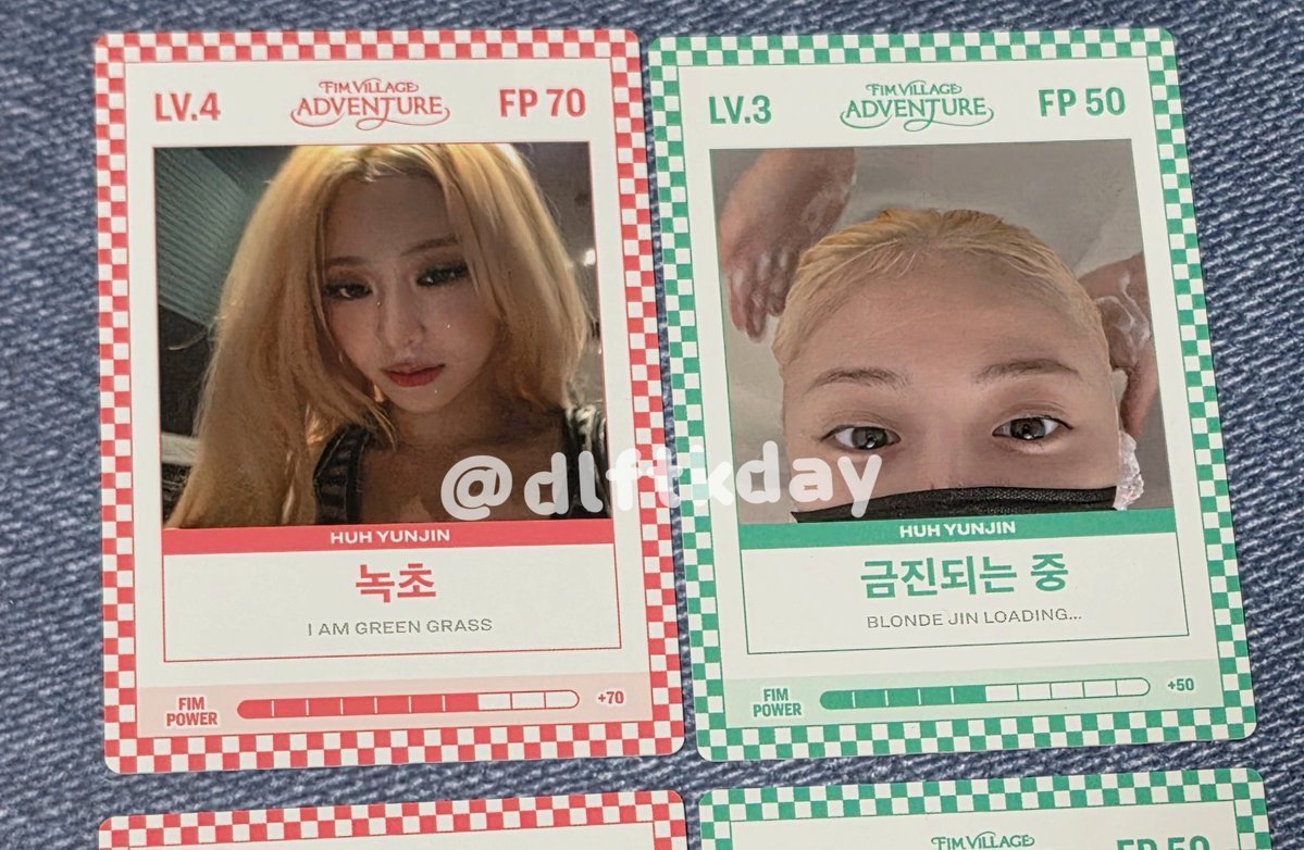 dlftkday's tweet photo. 르세라핌 2026 피어나 데이 핌 카드 양도해용

윤진 핌카드 set 3.0 (배송비 포함)
https://t.co/MTJuD2gOKI

LESSERAFIM 2026 FEARNOT DAY FIM CARD
YUNJIN PHOTOCARD POCA SELL https://t.co/Rn2dmSnLlS