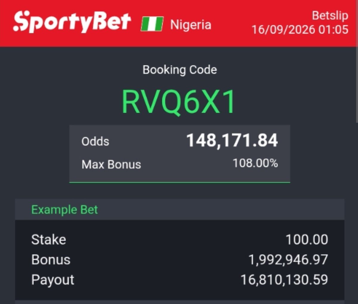ade_richard01's tweet photo. ⚽ TODAY’S FOOTBALL ANALYSIS 📊

Let's wins together and please retweet for me 🙏

Y0ZRXE👉 3k odds
NQM8V3 👉 4k odds
R25YDK 👉 5k odds
ZDGZV4 👉 50k odds
RVQ6X1 👉 140 k odds https://t.co/3ZMud82vme