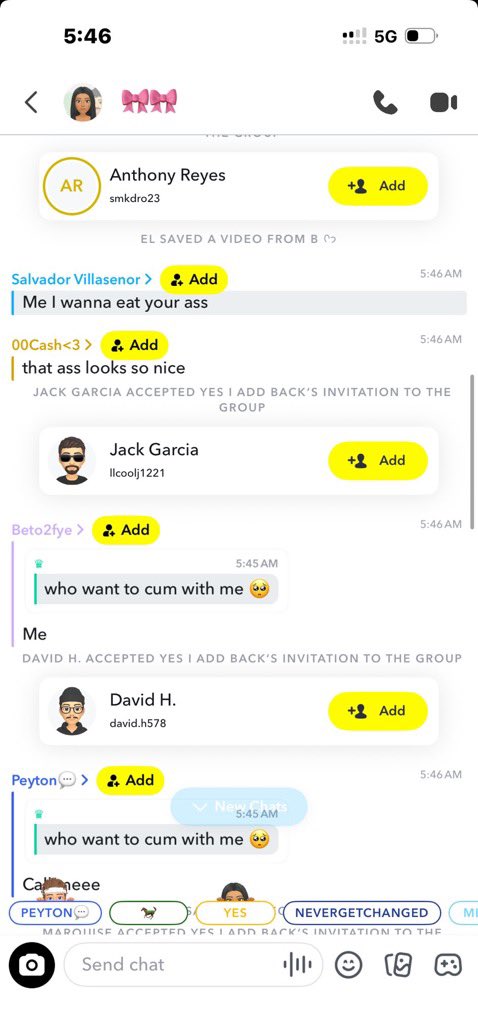 aaliyahluvss3's tweet photo. who wanna be added to the hornyyy groupchat?  

Msg me (im sending asap) https://t.co/HKdeUKcXIw