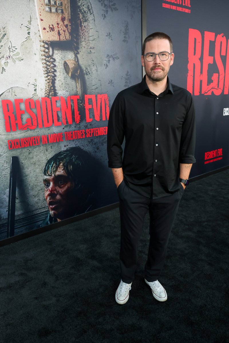 SonyPicturesAUS's tweet photo. LET’S GO (to Raccoon City) for the #ResidentEvil premiere.

Zach Cregger, Austin Abrams, and Resident Evil cast attend the premiere. Filmed for IMAX and in cinemas TOMORROW. Get tickets now. https://t.co/COp1LOtWLX