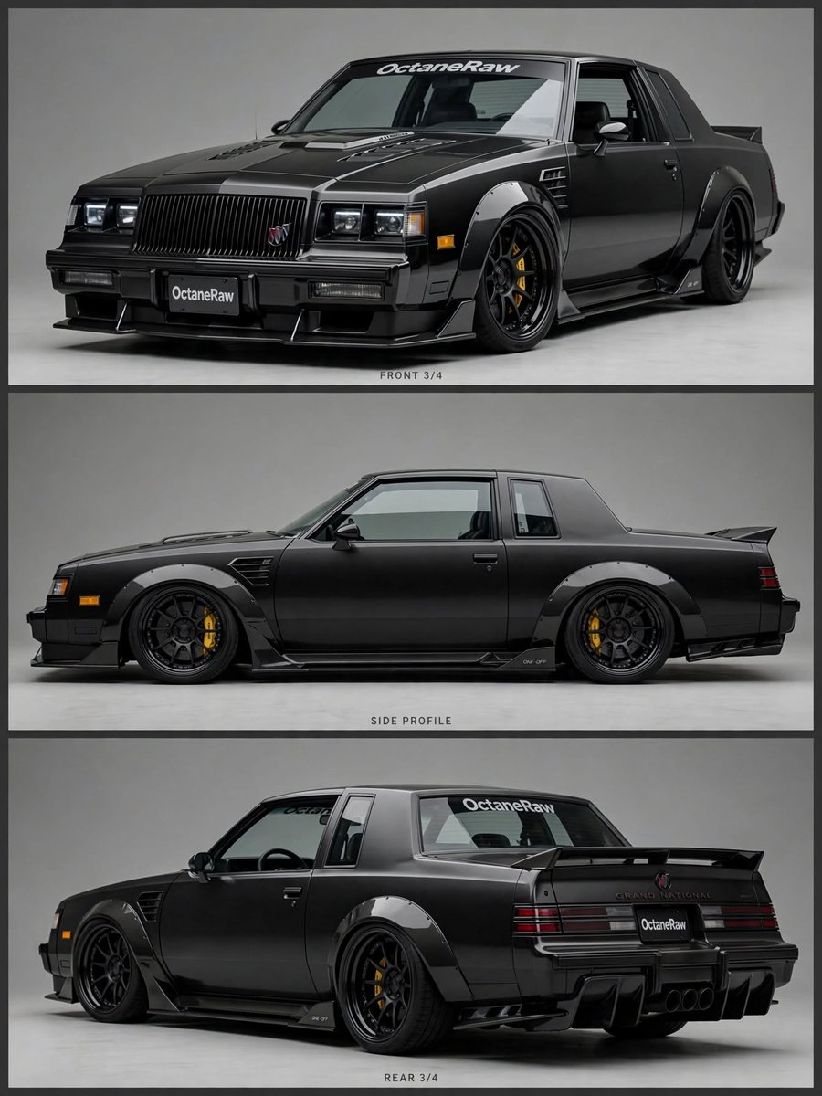 OctaneRaw's tweet photo. widebody 1987 Buick GNX https://t.co/J9ZtJazptj
