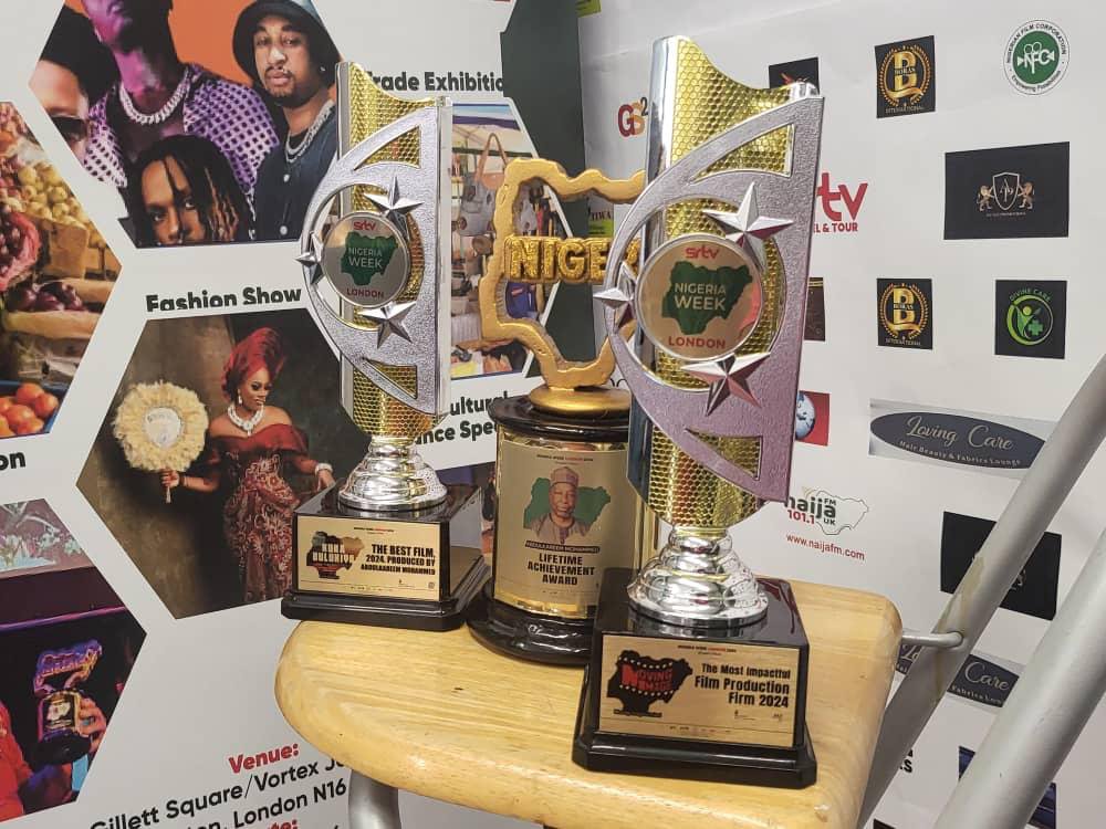 Movingimage_ng's tweet photo. Moving Image Limited's Kuka Bulukiya film and its producer, Abdulkareem Mohammed, have earned the above accolades during the Nigeria Week London 2024 at SHOWCASING NAIJA'S BEST. https://t.co/ZzGM7D3Rnl