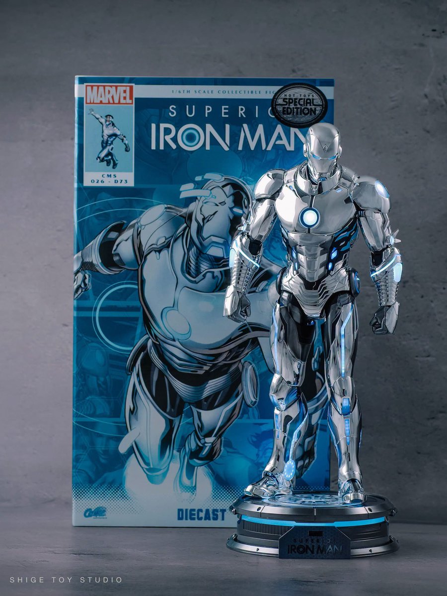 marvelSOStudio's tweet photo. ホットトイズ
スーペリアアイアンマン🤩
めっちゃピッカピカでカッコよくない🤭
早く届いてほしい🙌✨
#ホットトイズ #HOTTYS
#アイアンマン https://t.co/FAkwze21Jg