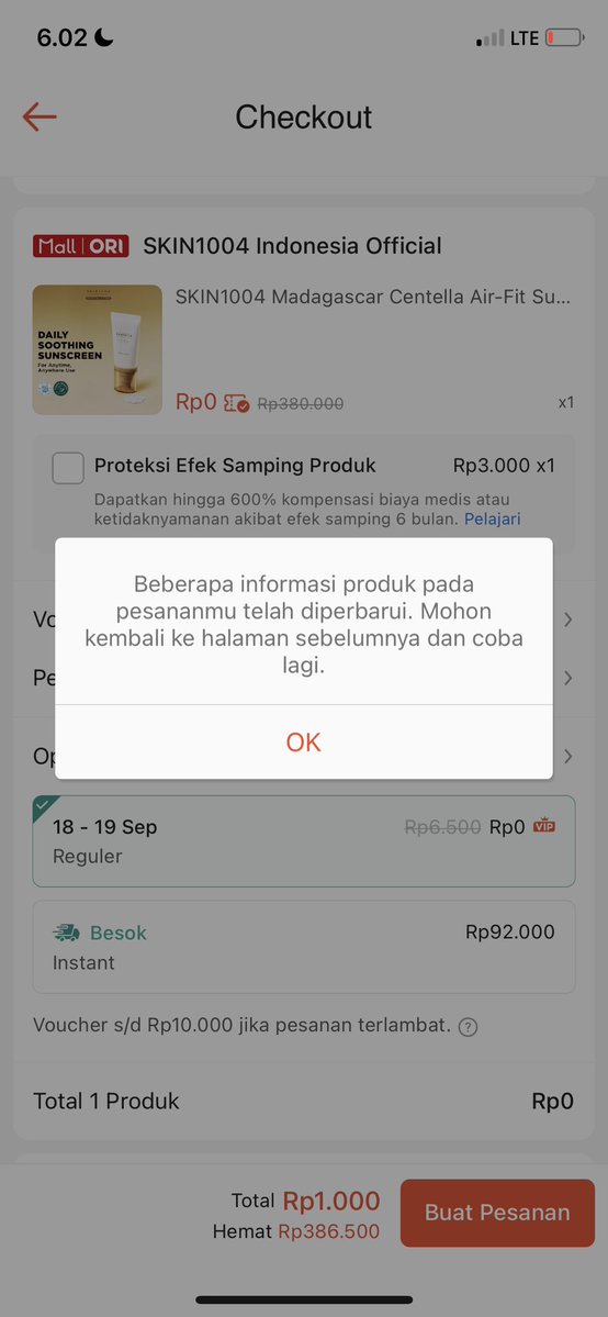 sstarbucky's tweet photo. @kimmyexp udah klik jam 6 teng tetep ga dapet😭 https://t.co/gp8bzsEQlQ