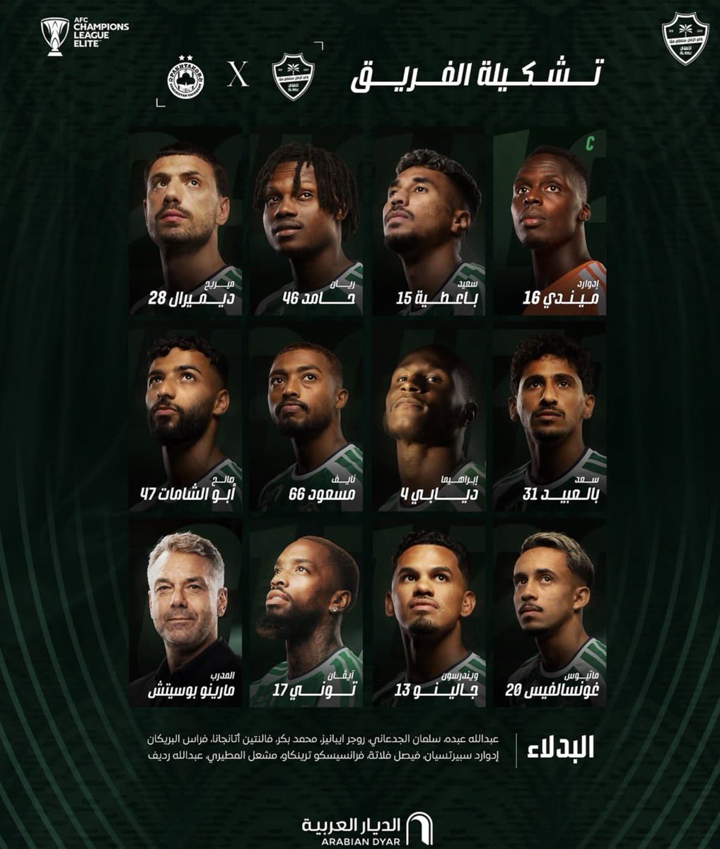 liwcye's tweet photo. اخذت نظرة سريعة على تشكيلة الاندية السعودية في اسيا مع البدلاء وجلست اضحك 

مثلا الاهلي عندنا هنا تدرون داخل بسبع بدلاء يعني بفارق 90٪ عن تشكيلته بالدوري 😬
نجي للدكه ، 5 لاعبين محليين 23+ من غير الاجنبيين اللي مستبعدينهم 

نروح للهلال داخل ب اربع بدلاء على مستوى ومنهم 3 اجانب ( ميتي - بوابري - يوسف ) كل هذه الاسماء لاتلعب بالدوري مخصصة فقط للنخبه
نجي للدكه بتلقى فيها ( تمبكتي - مندش - الحبشي - الحربي - العويس - كنو - هوساوي ) كلهم لاعبين دوليين…. ركز على انها (( دكه )) . 

نروح للاتحاد يلعب ب 7 اجانب و 2 على دكة البدلاء 
بتلقى فيها 5 محليين على مستوى

نجي للنصر في وقت الانديه تلعب ب 10 اجانب في النخبه وجد نفسه يلعب ب 6 اجانب 😂
ودكه فيها 12 لاعب 9 منهم من دوري جوي .. 
الفوارق مرعبة ، حسبي الله على من كان السبب