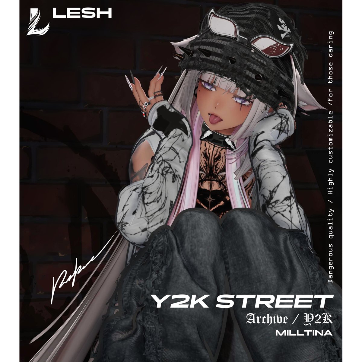 LeshDRV's tweet photo. リリースまであと2日！
Y2K Street Outfit [4 Avatars]
9月18日（金）19:00 (JST) 発売開始！

3日間限定割引：2026/09/18 ～ 2026/09/21
フルパック：¥3000 -> ¥2400
単品：¥1800 -> ¥1200

RTプレゼント企画開催中！当選者は発売前日に発表します！
https://t.co/v8VV1sT069
#LDRV #booth_pm #VRChat https://t.co/Anr6dg2h2z