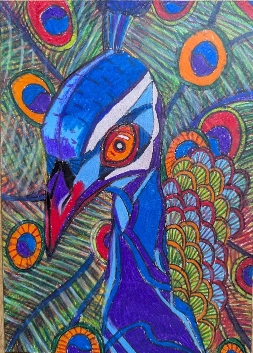 k*i様 「 中和の色が芽吹くとき 」｜絵画 原画 抽象画 絵 動物画 ドローイ IKUSAN on X: 