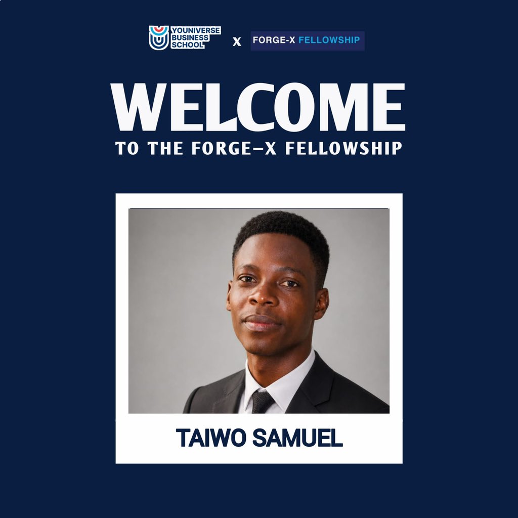TheForgeXFellow's tweet photo. Welcome to The Forge-X Fellowship; disrupting industries, building ventures, and transforming the continent.

This is where ideas are tested, skills are sharpened, and possibilities are turned into action.

We’re rooting for you! https://t.co/uMedL7DqOX