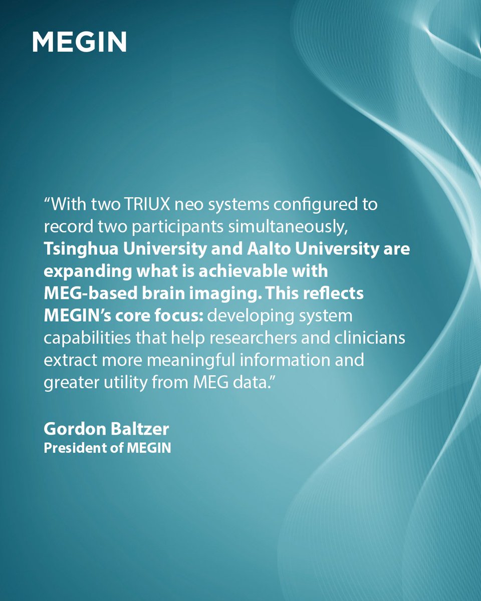 meetmegin's tweet photo. How do our brains respond to one another during real-world interaction? 🧠
Read about MEGIN's new dual-MEG hyperscanning facility at Tsinghua University, designed to support this emerging area of research: https://t.co/YyHdU3AGJY
#MEG #BrainImaging #Innovate #SocialNeuroscience https://t.co/ZlJLI5iICn