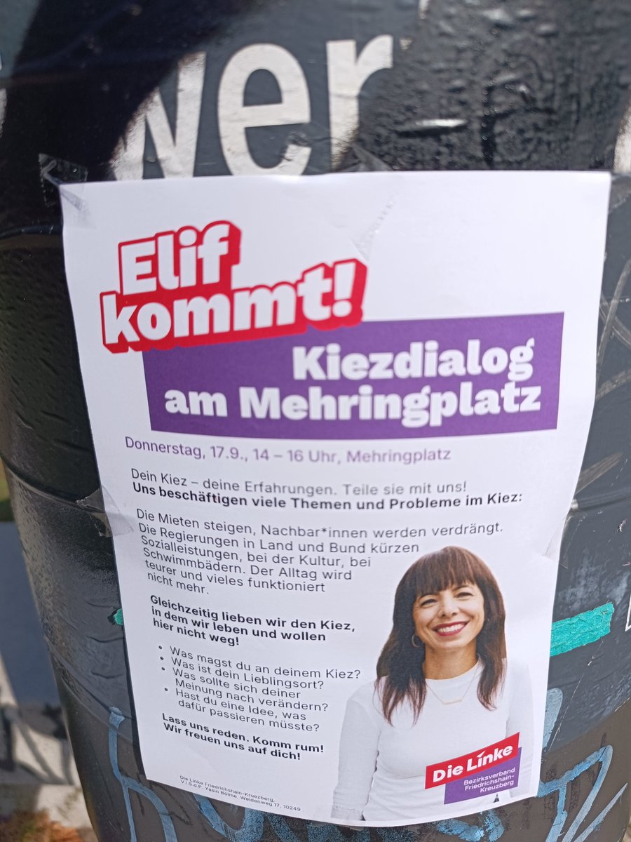 carlaogall's tweet photo. Elif for Bürgermeister of Berlin! https://t.co/BikuCtwD8R