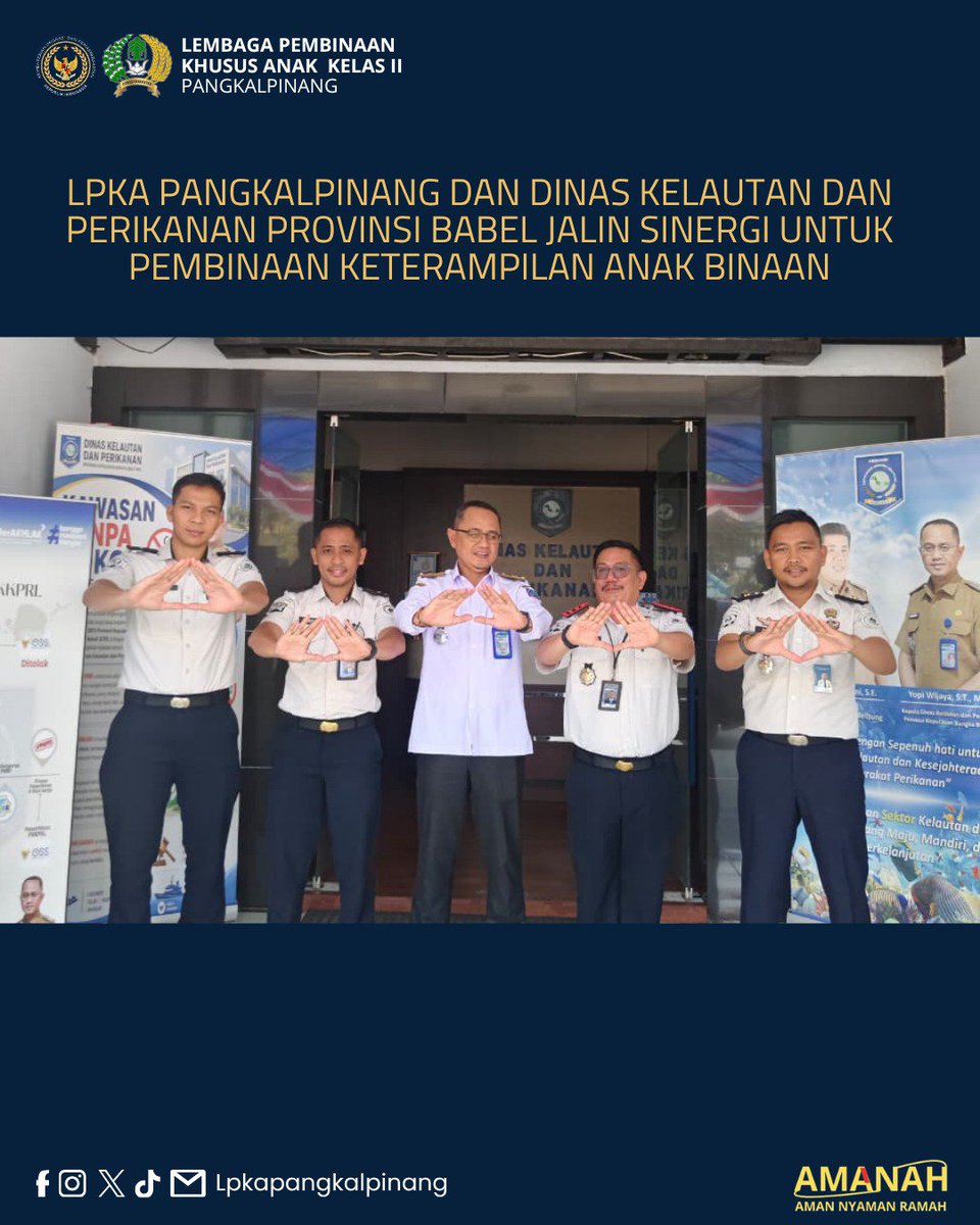 lpkapkpinang's tweet photo. @ditjenpas
@pemasyarakatanbabel 

#kemenimipas
#guardandguide
#ditjenpas
#pemasyarakatanbabel
#kanwilditjenpasbabel
#LPKAPangkalpinang
#setahunberdampak https://t.co/SBC4klqVW9