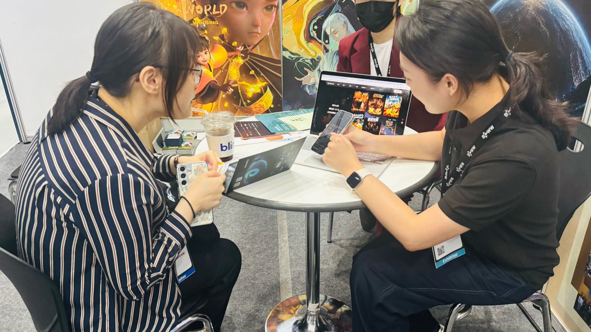 Pixmax_ai's tweet photo. A great few days at BCWW 2026 in Korea. ✨

We had the chance to reconnect with familiar faces and meet many new creators, studios, partners, and customers. Thank you to everyone who stopped by and took the time to chat with us.

These conversations gave us a better understanding of the Korean market. We also had the chance to share the thoughts on how AI is changing film and content production, and what that could mean for the industry ahead.

We’ll keep learning from the industry and building closer connections with creators and production teams in Korea and beyond.

See you next time! 🚀

#Pixmax #BCWW2026