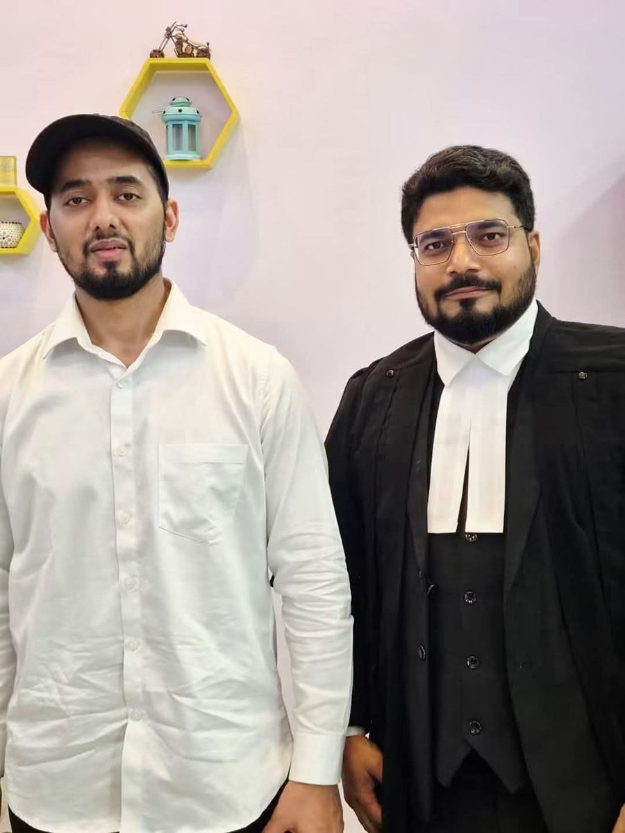 Muslim_ITCell's tweet photo. Shamli, Yogi's Uttar Pradesh.

Ayush Malik is out of illegal custody.
 
Despite confinement, collective torture, forced rituals, and family pressure, he refused to leave his faith.

And Ayush Malik told the High Court clearly that he accepted Islam willingly and wants to live with his wife.

May Allah protect every new Muslim who faces such tests.